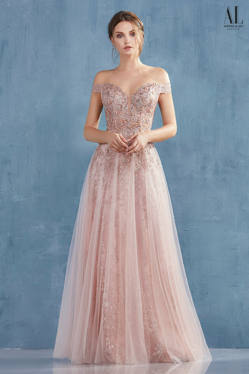 A0870 - Rose Gold - Andrea & Leo Couture